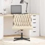 Silla de oficina giratoria tela color crema by , Chairs - Ref: Foro24-4105403, Price: 107,15 €, Discount: %