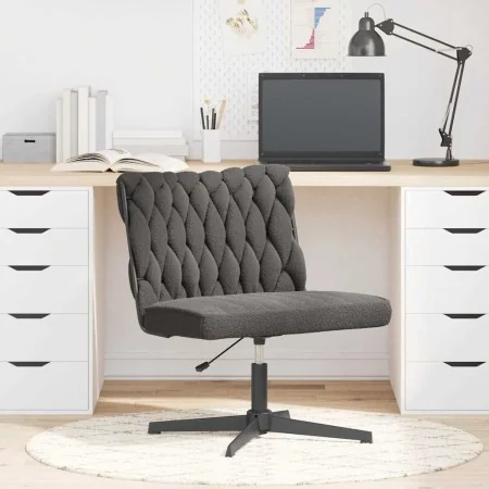 Silla de oficina giratoria imitación lana rizada gris oscuro by , Chairs - Ref: Foro24-4105398, Price: 91,89 €, Discount: %