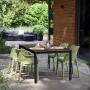Mesa Keter Signature Porto 160 cm - Nogal y acero negro by , Garden tables - Ref: Foro24-447623, Price: 186,04 €, Discount: %
