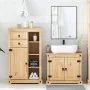 Juego de muebles de baño Corona 2 pzas madera maciza pino by , Bathroom furniture - Ref: Foro24-3334635, Price: 235,89 €, Dis...