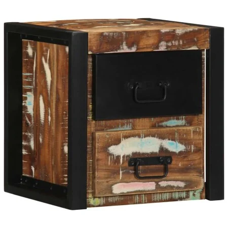 Mesilla de noche multicolor 40x35x40 cm madera maciza reciclada von , Nachttische - Ref: Foro24-4015954, Preis: 88,68 €, Raba...