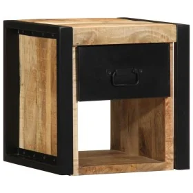 Mesita de noche madera maciza de mango 40x35x40 cm by , Nightstands - Ref: Foro24-4015949, Price: 84,28 €, Discount: %