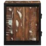 Mesilla de noche multicolor 40x35x40 cm madera maciza reciclada | Tu tienda online para hogar, jardín y más Foro24.es