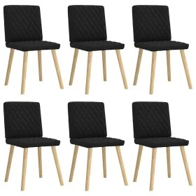 Sillas de comedor giratorias 6 unidades tela negras von , Essstühle - Ref: Foro24-3315493, Preis: 299,06 €, Rabatt: %