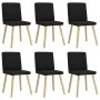 Sillas de comedor giratorias 6 unidades tela negras by , dining chairs - Ref: Foro24-3315493, Price: 299,06 €, Discount: %
