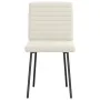 Sillas de comedor 6 unidades de terciopelo crema by , dining chairs - Ref: Foro24-3315535, Price: 247,80 €, Discount: %