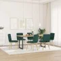 Sillas de comedor 6 unidades tela verde oscuro by , dining chairs - Ref: Foro24-3315549, Price: 296,00 €, Discount: %