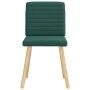 Sillas de comedor 6 unidades tela verde oscuro by , dining chairs - Ref: Foro24-3315549, Price: 296,00 €, Discount: %