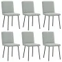 Sillas de comedor giratorias 6 uds terciopelo gris claro by , dining chairs - Ref: Foro24-3315556, Price: 246,46 €, Discount: %