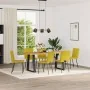 Sillas de comedor 6 unidades terciopelo amarillo | Tu tienda online para hogar, jardín y más Foro24.es