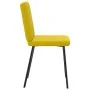 Sillas de comedor 6 unidades terciopelo amarillo | Tu tienda online para hogar, jardín y más Foro24.es