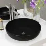 Lavabo redondo de cerámica negro 42x12 cm by , Sinks - Ref: Foro24-142736, Price: 46,08 €, Discount: %
