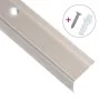 Perfiles de peldaños forma de L 5 uds aluminio champán 90 cm by , Stairs - Ref: Foro24-146746, Price: 24,05 €, Discount: %