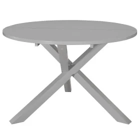 Mesa de comedor de MDF gris 120x75 cm by , Kitchen and dining tables - Ref: Foro24-247633, Price: 216,46 €, Discount: %
