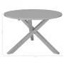 Mesa de comedor de MDF gris 120x75 cm de , Mesas de cocina y de comedor - Ref: Foro24-247633, Precio: 216,43 €, Descuento: %