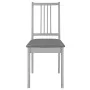 Sillas de comedor con cojines de madera maciza gris 2 unidades by , dining chairs - Ref: Foro24-247638, Price: 121,73 €, Disc...