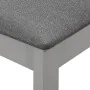 Sillas de comedor con cojines de madera maciza gris 2 unidades by , dining chairs - Ref: Foro24-247638, Price: 121,73 €, Disc...