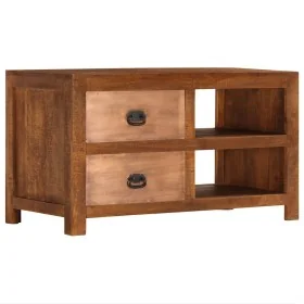 Mesa de centro con 2 cajones madera maciza de mango 90x40x50 cm by , Coffee table - Ref: Foro24-247940, Price: 172,69 €, Disc...