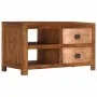 Mesa de centro con 2 cajones madera maciza de mango 90x40x50 cm | Tu tienda online para hogar, jardín y más Foro24.es