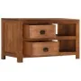 Mesa de centro con 2 cajones madera maciza de mango 90x40x50 cm | Tu tienda online para hogar, jardín y más Foro24.es