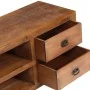 Mesa de centro con 2 cajones madera maciza de mango 90x40x50 cm | Tu tienda online para hogar, jardín y más Foro24.es