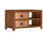Mesa de centro con 2 cajones madera maciza de mango 90x40x50 cm | Tu tienda online para hogar, jardín y más Foro24.es
