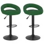 Taburetes de cocina 2 unidades terciopelo verde oscuro de , Taburetes de cocina - Ref: Foro24-333272, Precio: 110,93 €, Descu...