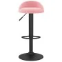 Taburete de cocina de terciopelo rosa de , Taburetes de cocina - Ref: Foro24-333595, Precio: 62,87 €, Descuento: %