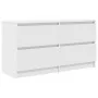 Mueble para TV madera contrachapada blanco 100x35x54 cm by , TV Furniture - Ref: Foro24-861796, Price: 105,77 €, Discount: %
