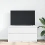 Mueble para TV madera contrachapada blanco 100x35x54 cm by , TV Furniture - Ref: Foro24-861796, Price: 105,77 €, Discount: %