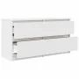 Mueble para TV madera contrachapada blanco 100x35x54 cm by , TV Furniture - Ref: Foro24-861796, Price: 105,77 €, Discount: %