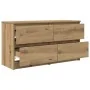 Mueble para TV madera de ingeniería roble artisan 100x35x54 cm by , TV Furniture - Ref: Foro24-861804, Price: 100,68 €, Disco...