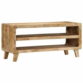 Mueble de TV madera maciza de mango rugosa 105x46x32 cm by , CD and DVD storage - Ref: Foro24-4104523, Price: 197,76 €, Disco...
