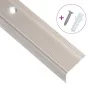 Perfiles de peldaños forma de L 5 uds aluminio champán 90 cm by , Stairs - Ref: Foro24-146750, Price: 22,54 €, Discount: %