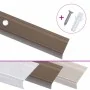 Perfiles de peldaños forma de L 15 uds aluminio marrón 134 cm by , Stairs - Ref: Foro24-146744, Price: 52,91 €, Discount: %