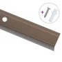 Perfiles de peldaños forma de L 15 uds aluminio marrón 134 cm by , Stairs - Ref: Foro24-146744, Price: 52,91 €, Discount: %