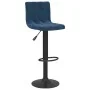 Taburetes de cocina 2 unidades terciopelo azul de , Taburetes de cocina - Ref: Foro24-333735, Precio: 128,88 €, Descuento: %