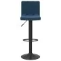 Taburetes de cocina 2 unidades terciopelo azul de , Taburetes de cocina - Ref: Foro24-333735, Precio: 128,88 €, Descuento: %
