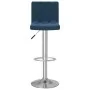 Taburetes de cocina 2 unidades terciopelo azul de , Taburetes de cocina - Ref: Foro24-333691, Precio: 129,75 €, Descuento: %