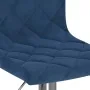 Taburetes de cocina 2 unidades terciopelo azul de , Taburetes de cocina - Ref: Foro24-333691, Precio: 129,75 €, Descuento: %