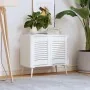 Puerta de armario de lamas 2 uds blanco 39,5x29,5 cm von , Schranktüren - Ref: Foro24-4015898, Preis: 27,01 €, Rabatt: %