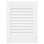 Puerta de armario de lamas 2 uds blanco 39,5x29,5 cm von , Schranktüren - Ref: Foro24-4015898, Preis: 27,01 €, Rabatt: %