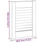 Puerta de armario de lamas 2 uds blanco 39,5x29,5 cm von , Schranktüren - Ref: Foro24-4015898, Preis: 27,01 €, Rabatt: %
