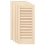 Puerta de armario de lamas 4 uds 69x29,5 cm madera de pino by , cabinet doors - Ref: Foro24-4015893, Price: 62,07 €, Discount: %