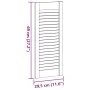 Puerta de armario de lamas 69x29,5 cm madera de pino by , cabinet doors - Ref: Foro24-4015891, Price: 28,34 €, Discount: %