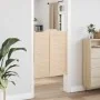 Puertas batientes diseño de lamas 2 par 100x80cm madera pino by , Doors for the home - Ref: Foro24-4107129, Price: 87,33 €, D...