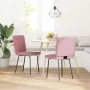 Sillas de comedor 2 unidades terciopelo rosa by , dining chairs - Ref: Foro24-4101160, Price: 85,20 €, Discount: %
