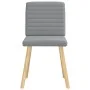 Sillas de comedor giratorias 2 unidades tela gris claro | Tu tienda online para hogar, jardín y más Foro24.es