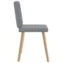 Sillas de comedor giratorias 2 unidades tela gris claro | Tu tienda online para hogar, jardín y más Foro24.es