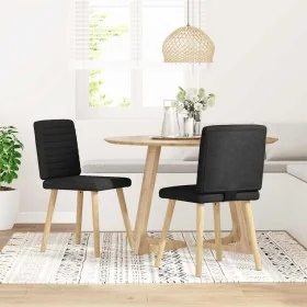 Sillas de comedor 2 unidades tela negro von , Essstühle - Ref: Foro24-4101176, Preis: 103,21 €, Rabatt: %